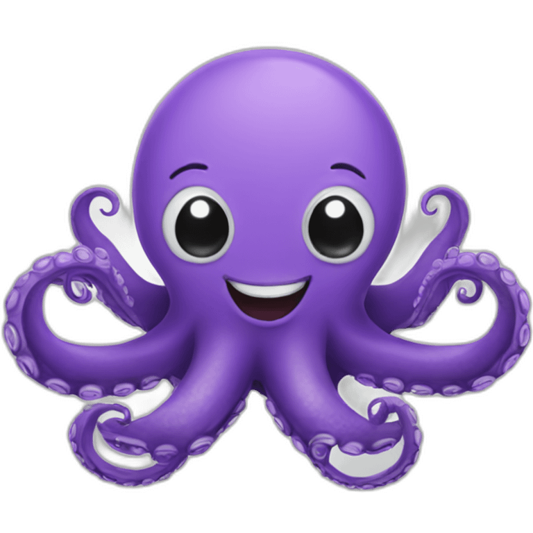 Smiling octopus emoji