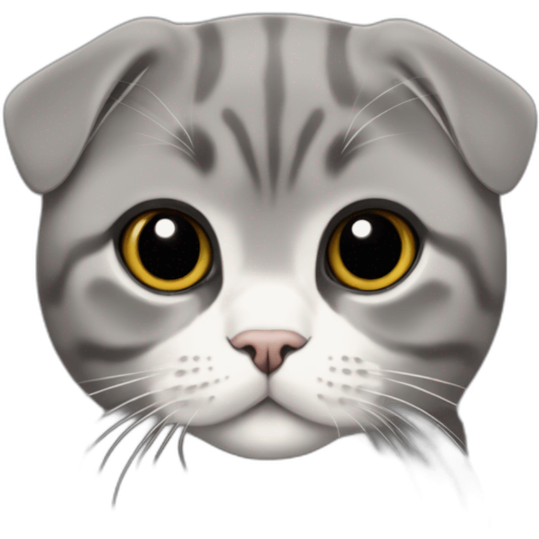 Scottish Fold gray Tommy Hilfiger emoji