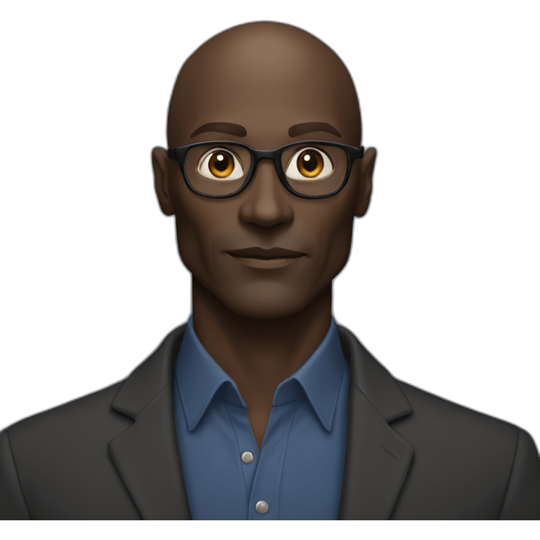 Lance reddick without glasses emoji