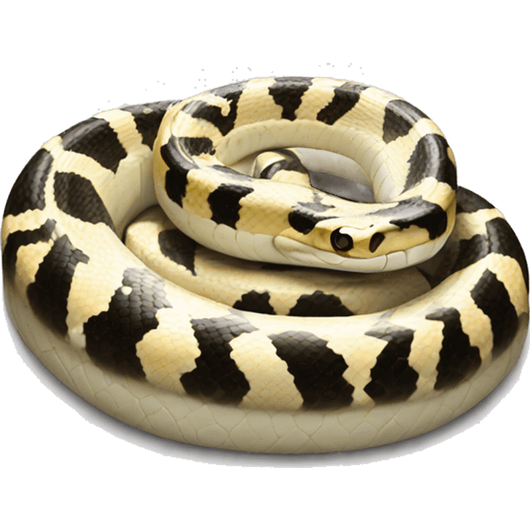 Pied python emoji