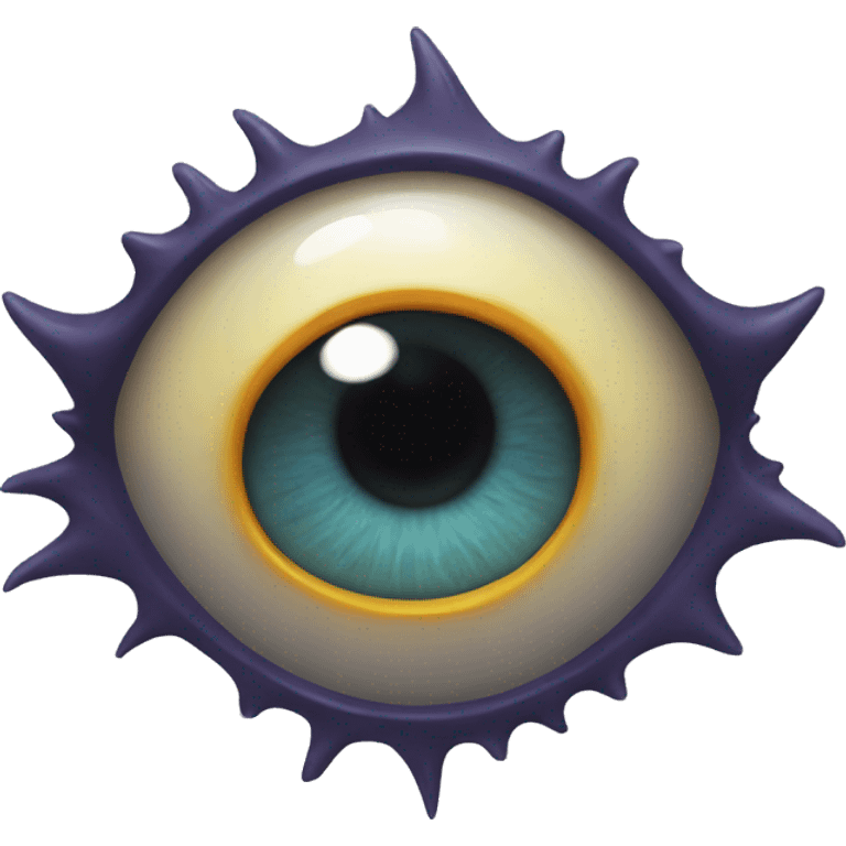 An eye monster emoji