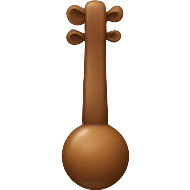 the rattle is brown emoji