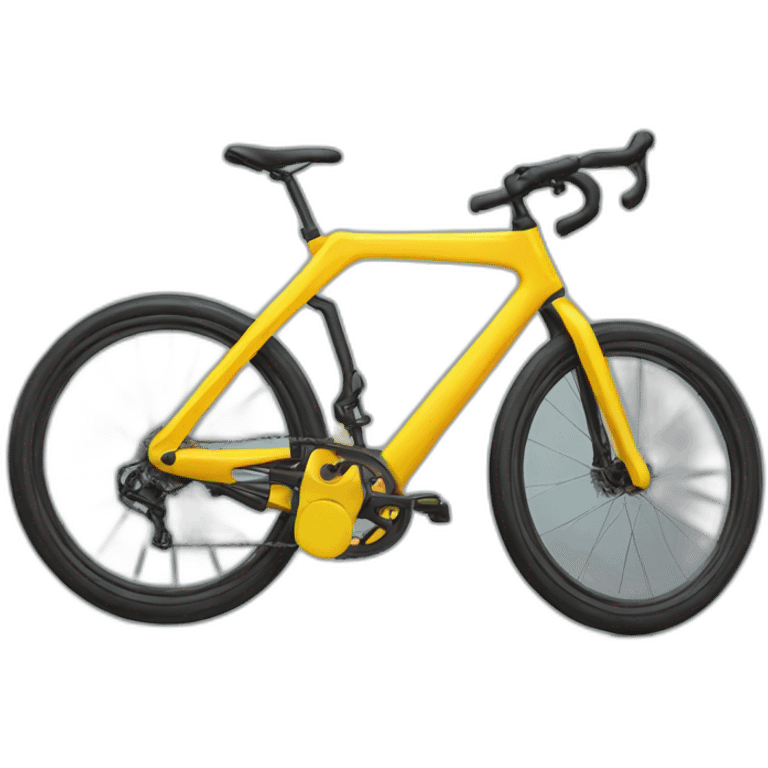 Yellow Strider bike emoji