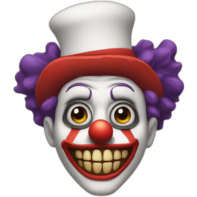 clown-dead-inside emoji