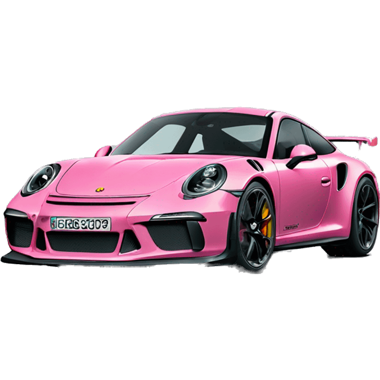 Porch’s 911 gt 3 dark pink  emoji