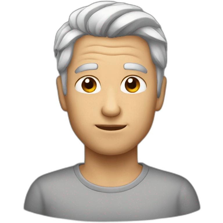 Gray hair  emoji