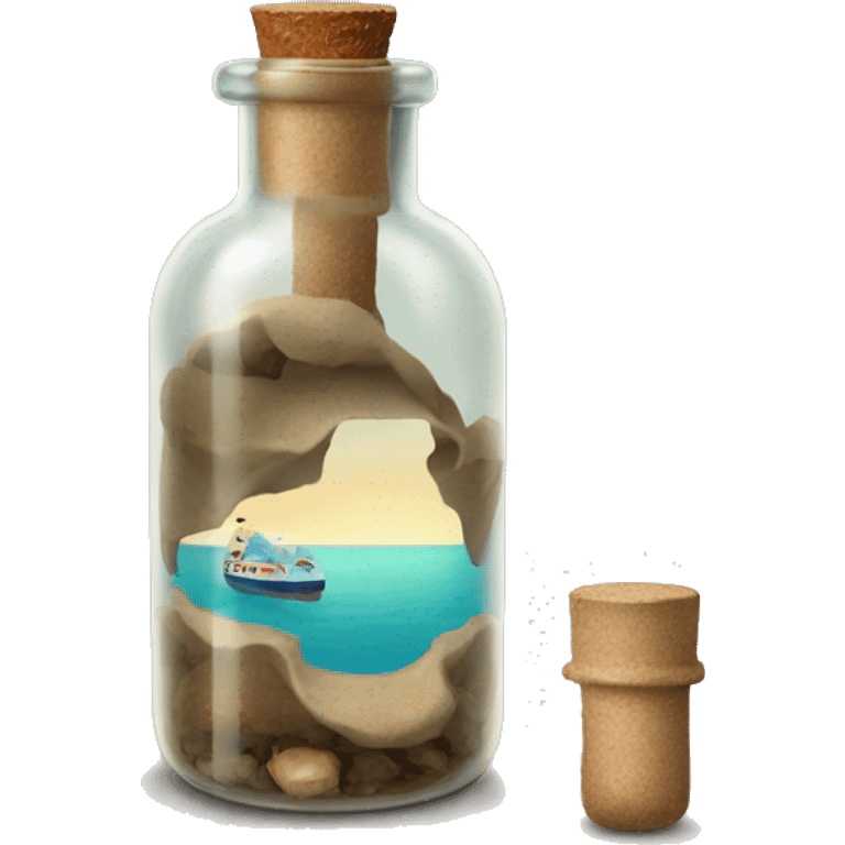 Message in a bottle emoji