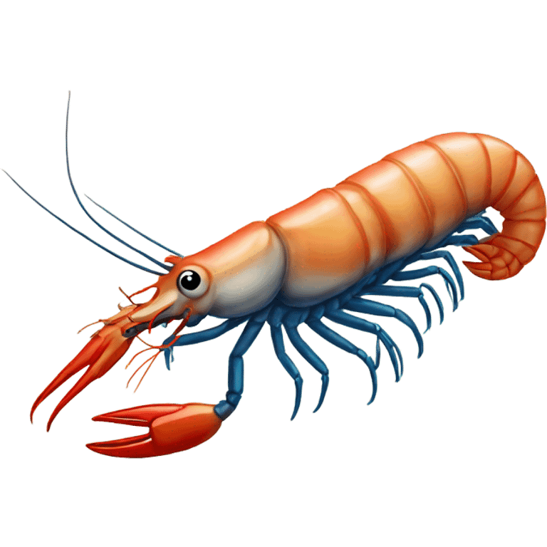 Big back shrimp  emoji