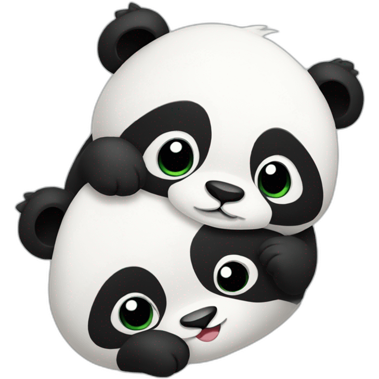 two-pandas-cuddling emoji