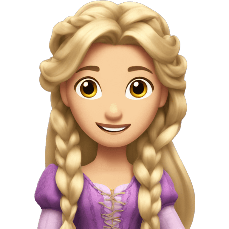 Rapunzel from tangled emoji