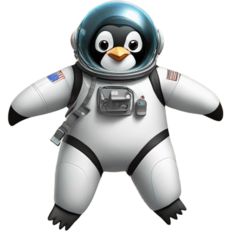 penguin in space emoji