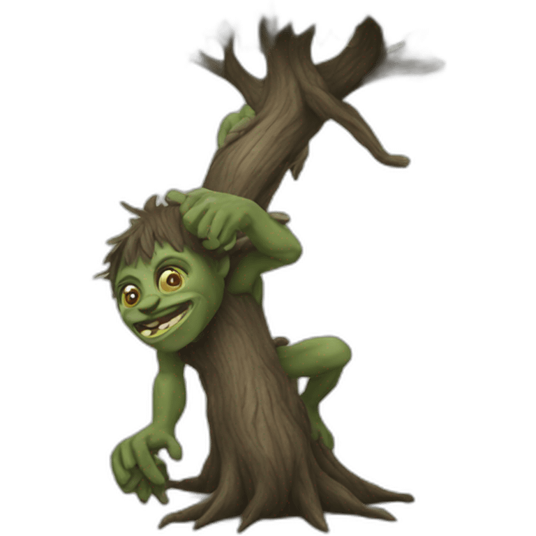 troll,-bend-tree emoji