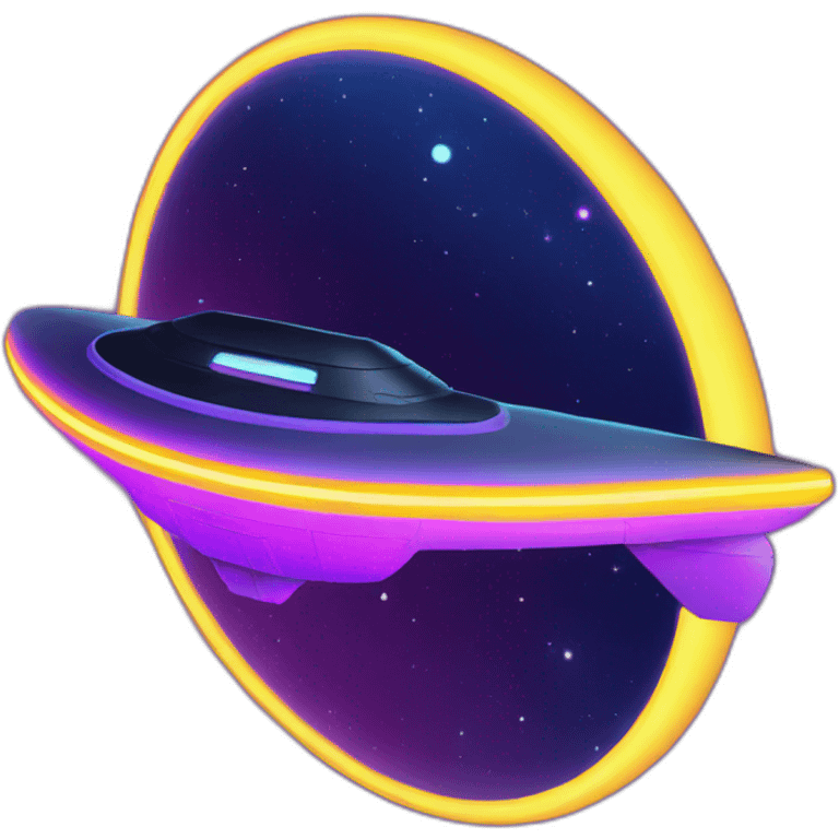 starship neon emoji