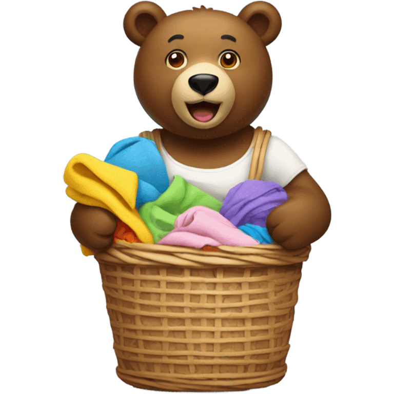 Laundry bear emoji