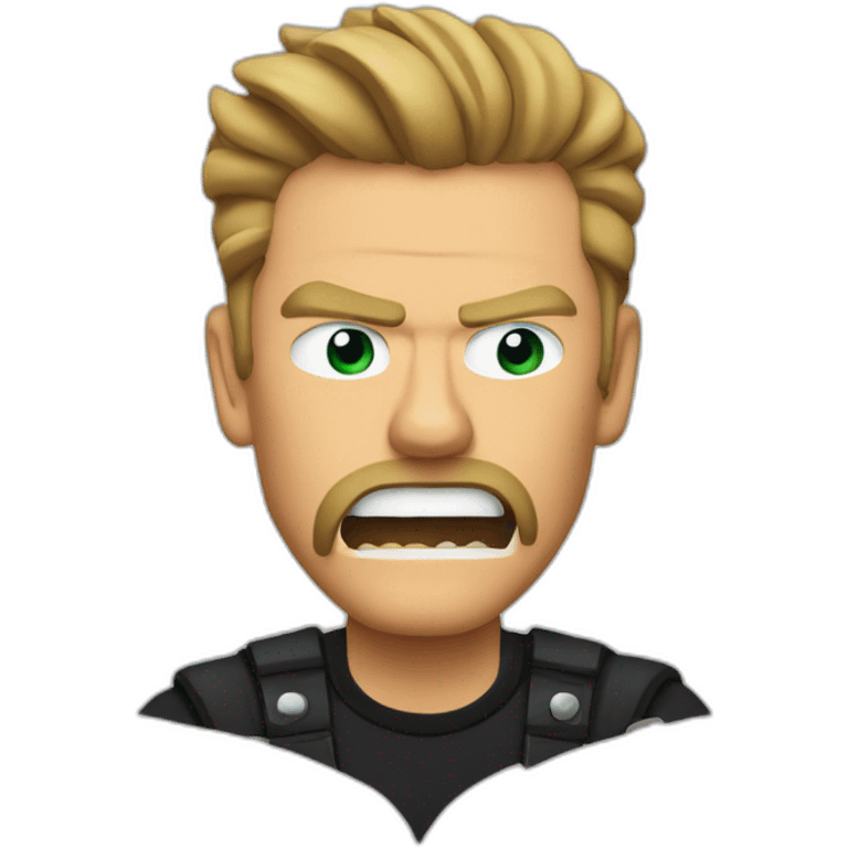 James Hetfield shrugging emoji