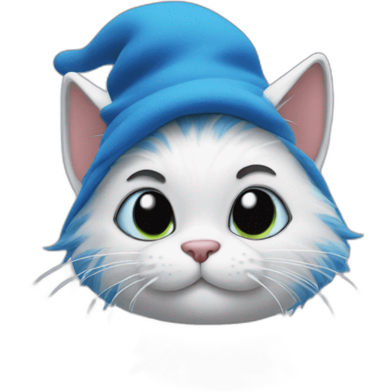 smurf cat emoji