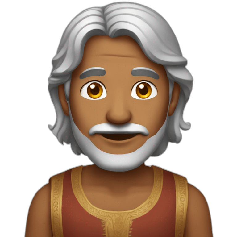 middle age indian male emoji