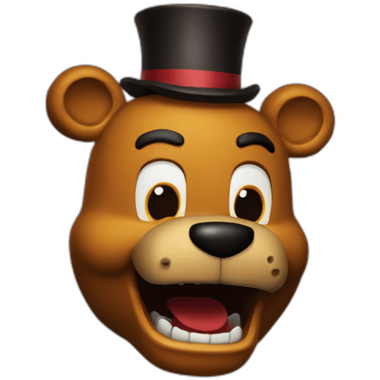 Freddy fazbear jump scare emoji