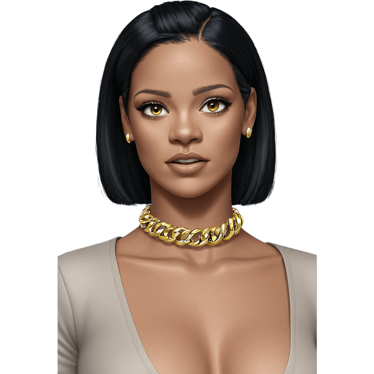 girl with black hair jewelry emoji