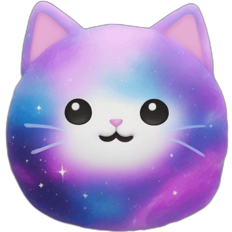 galaxy rice cake mochi cat emoji