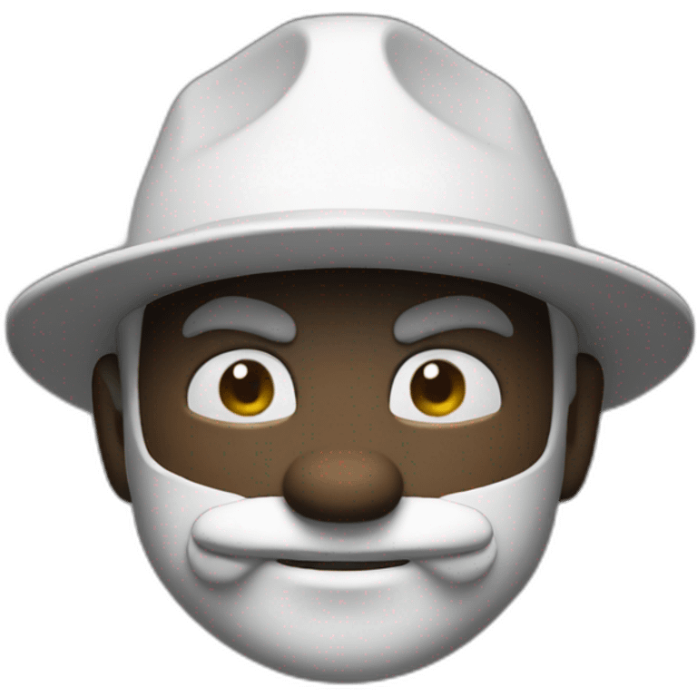 Mario noir emoji