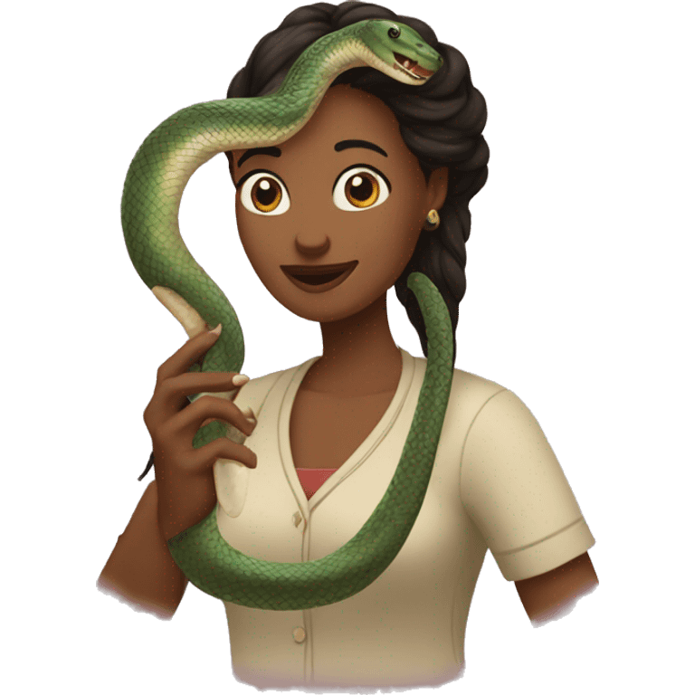 gayle abcdefu with a snake emoji