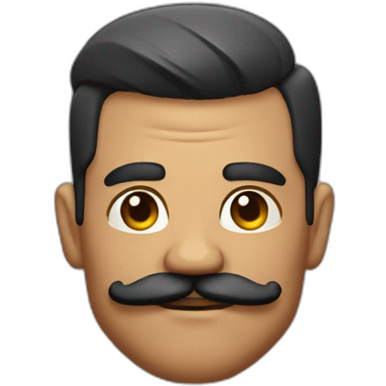 Muscle mustache expressive Cuban man emoji