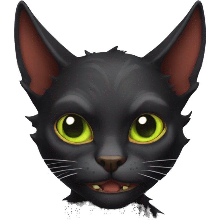 black goblin cat emoji