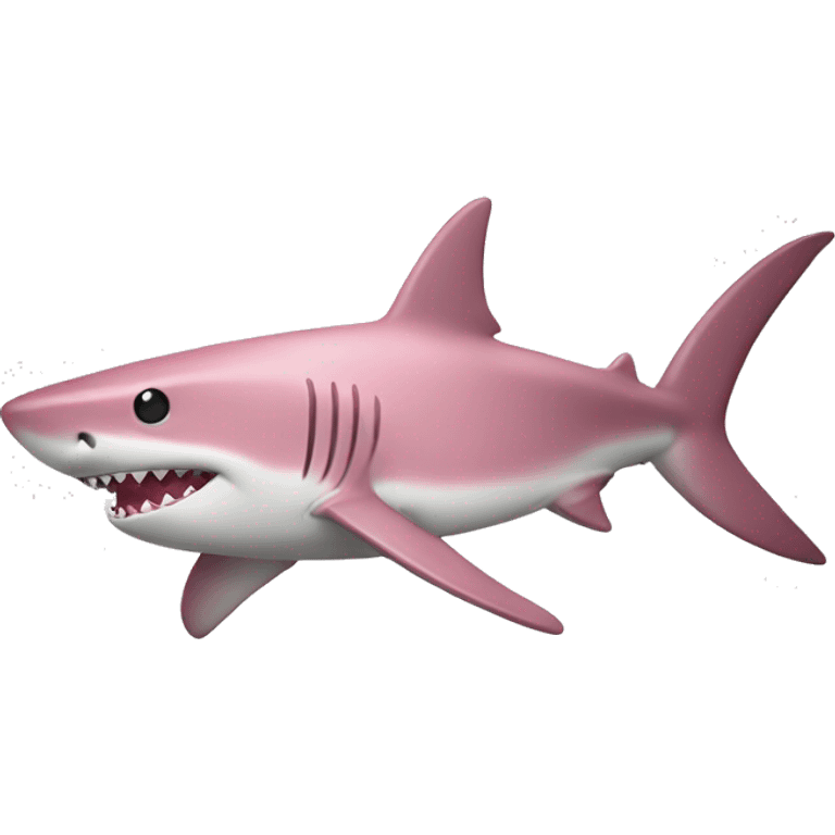 light pink shark emoji