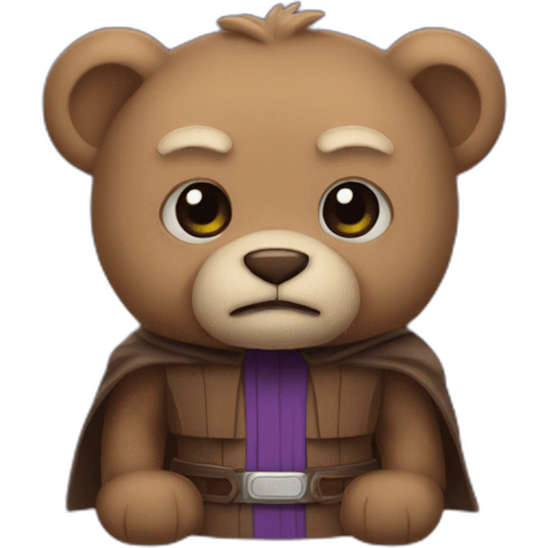 A Mace Windu bear emoji