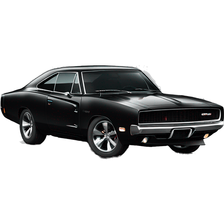 dodge charger black emoji