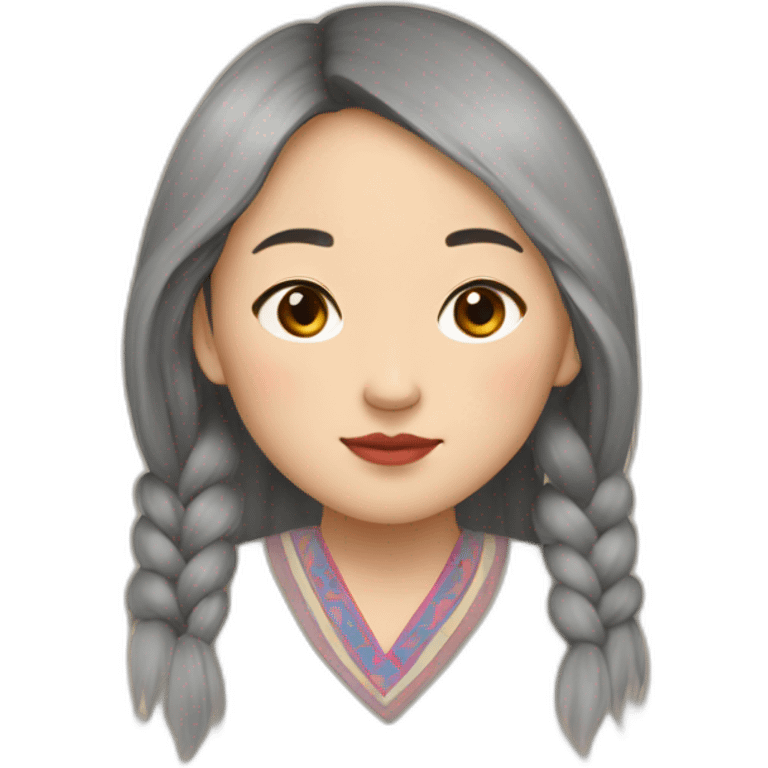 Buryat girl emoji