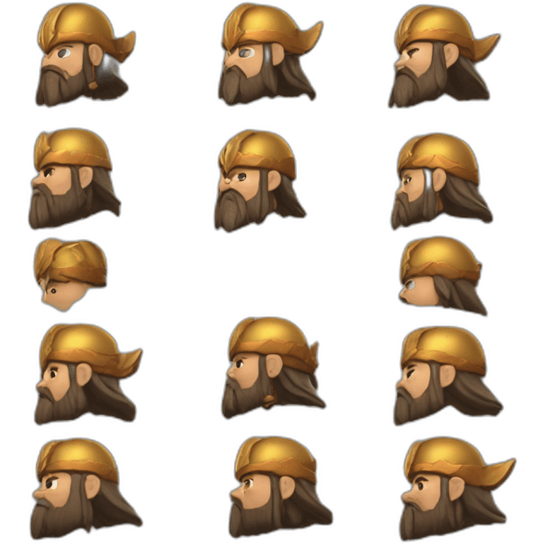 dwarf wow style warrior emoji