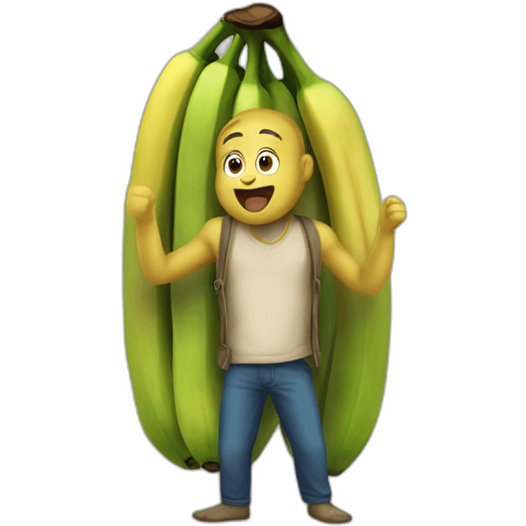 Singe bananes emoji