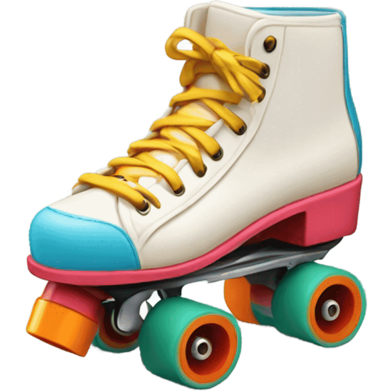 Matchbox with roller skates on emoji