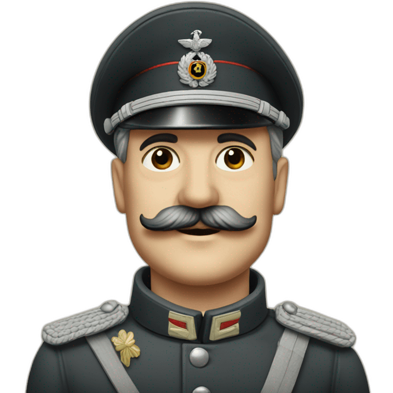 German general 1940 with mustach emoji