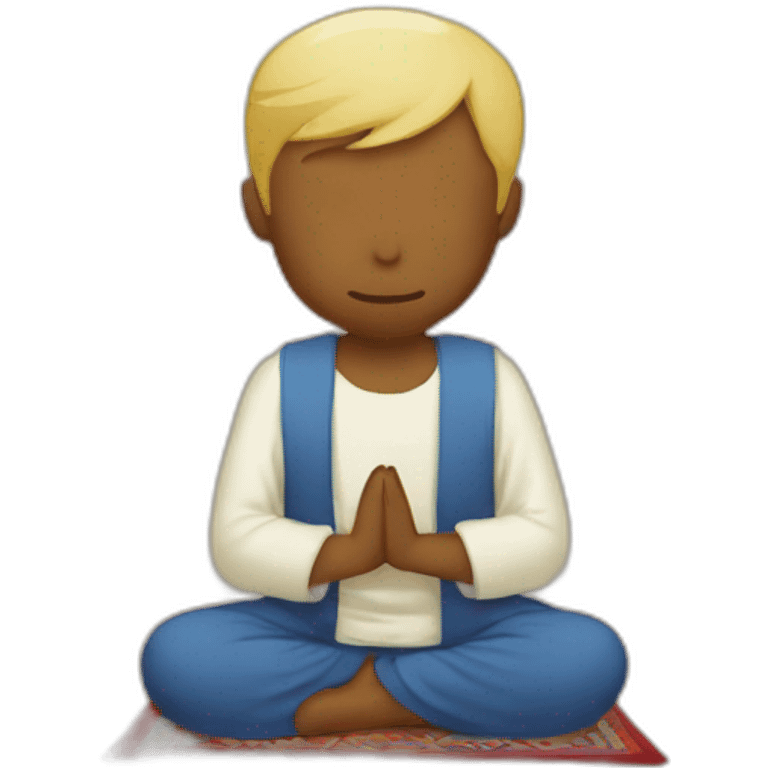 Rug prayer emoji