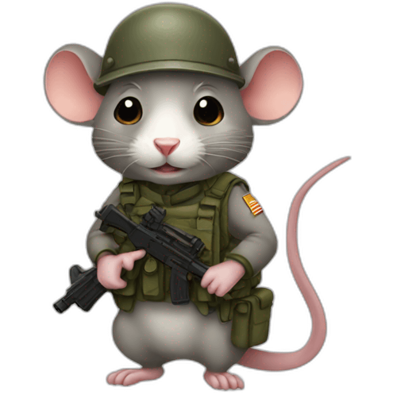 soldier rat emoji