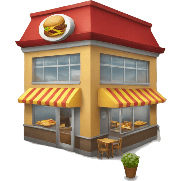 fastfood restaurant emoji