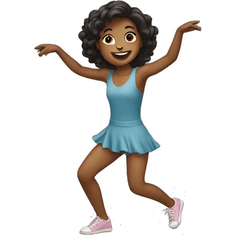 Girl dancing emoji