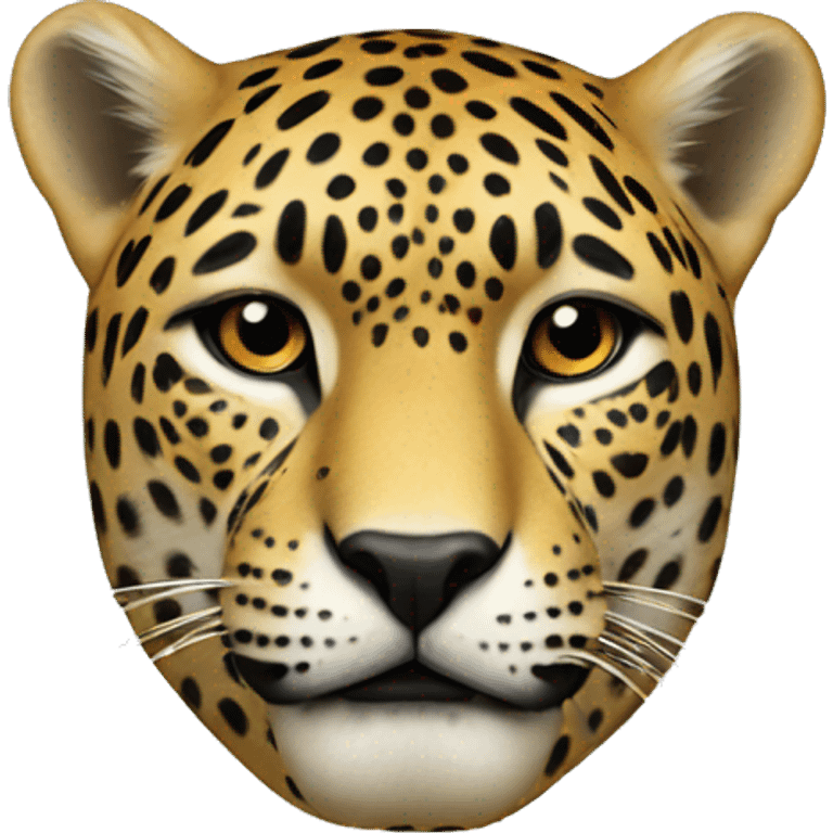 A jaguar in fancy way emoji