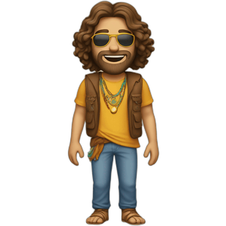 Hippie-guy emoji