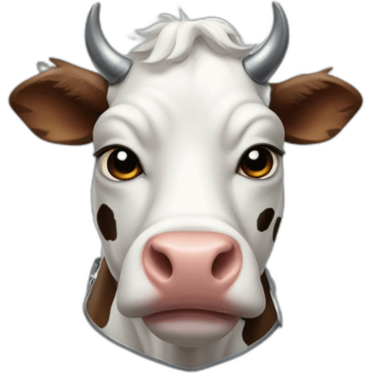 cyborg cow emoji