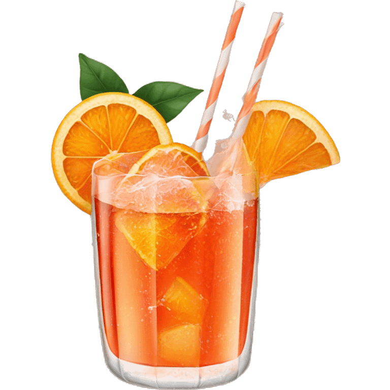 An aperol spritz emoji