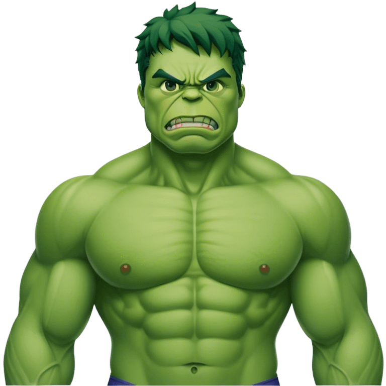 Hulk wear bra emoji