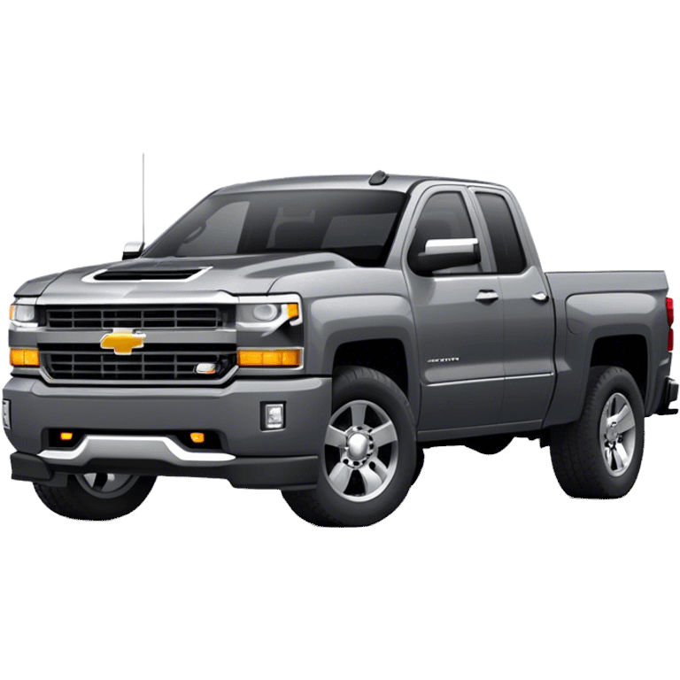 2025 Chevy Silverado dark grey emoji