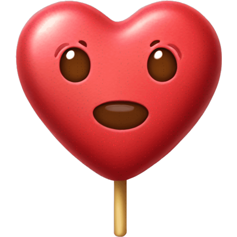 Heart shaped candy emoji