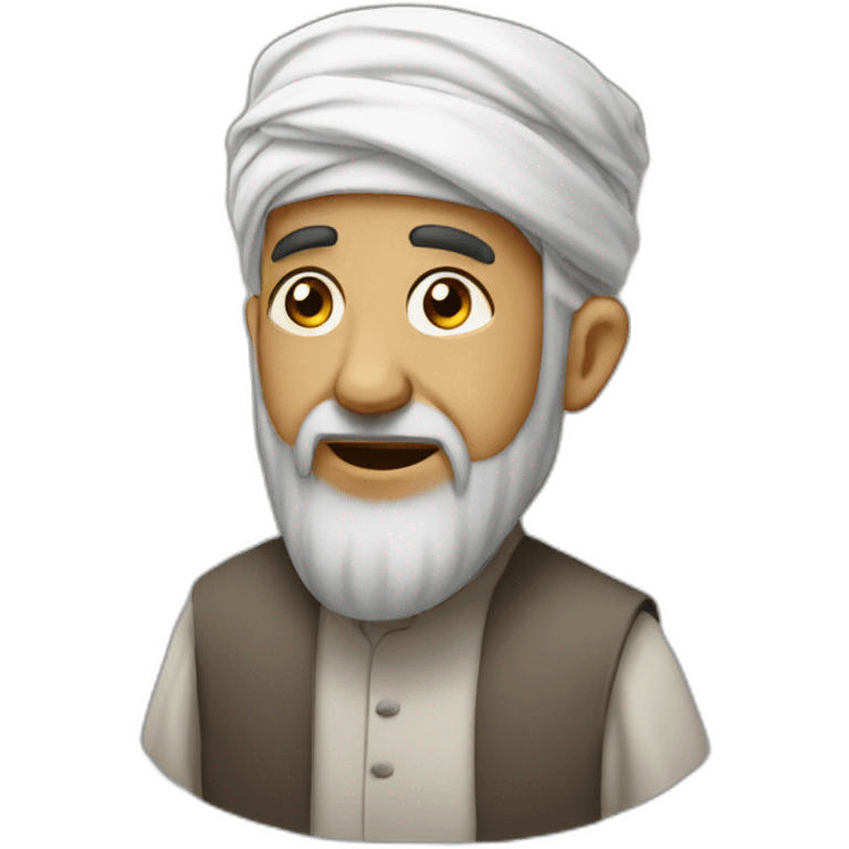 an imam who is crying emoji