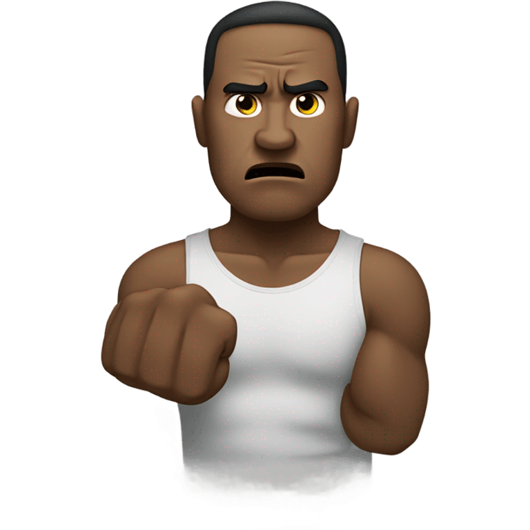 short angry man emoji