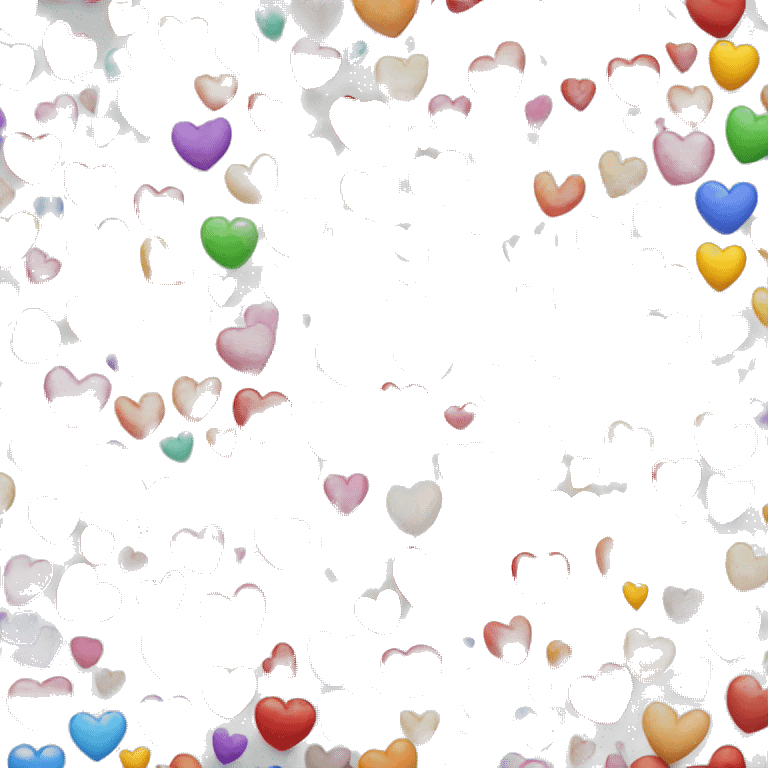 multicolor hearts emoji